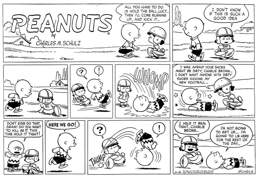 Charlie Brown's Greatest Misses: Every 'Peanuts' Football Gag Comic -  GoComics