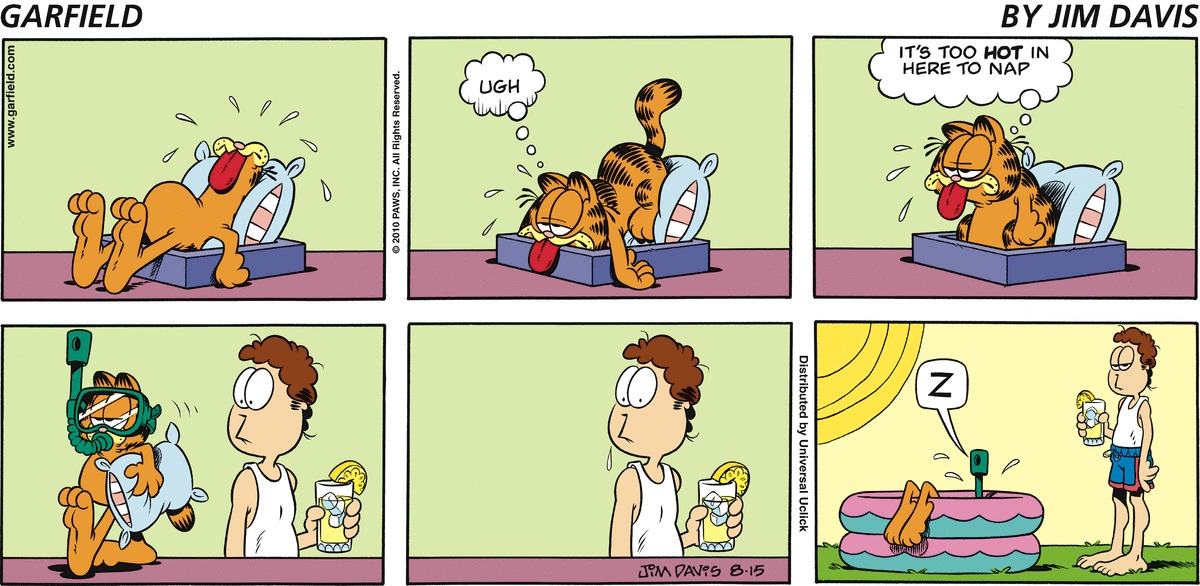 Sample Of Garfield Comics In Polish It Means I Love