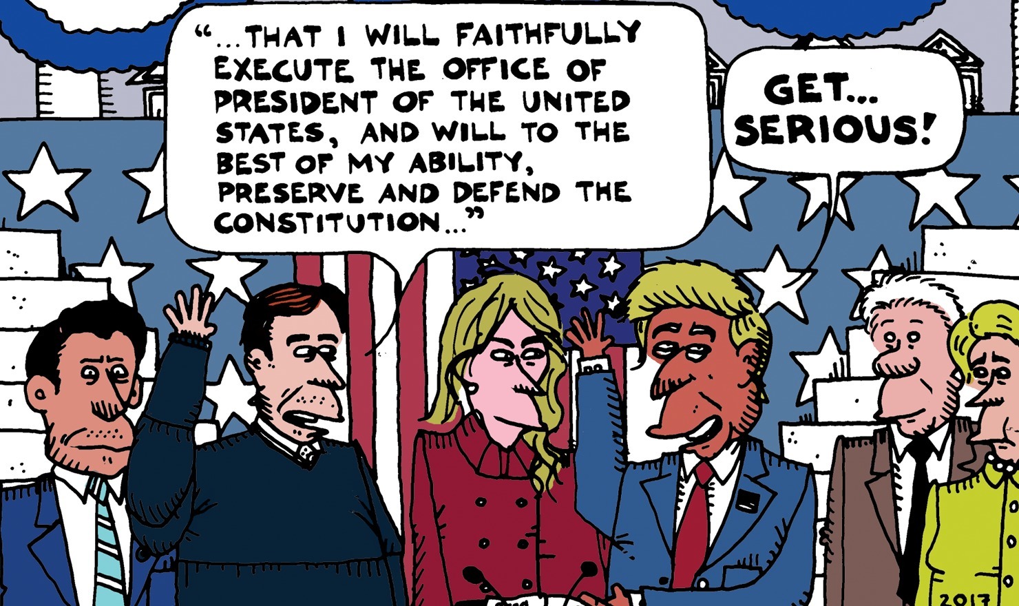 2017 Inauguration Day Comics