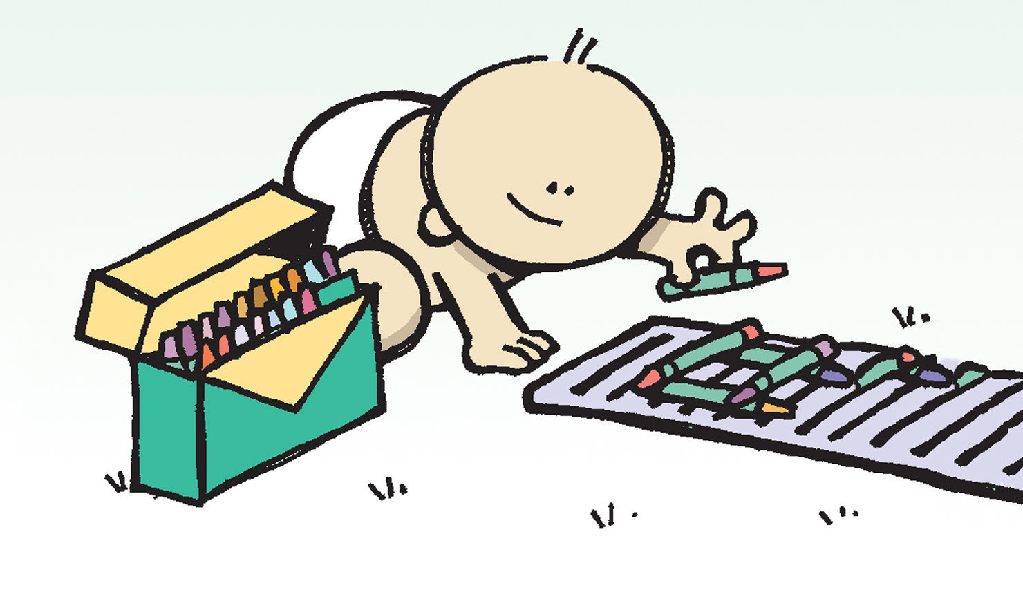 You'll Be Drawn To These Colorful National Crayon Day Comics