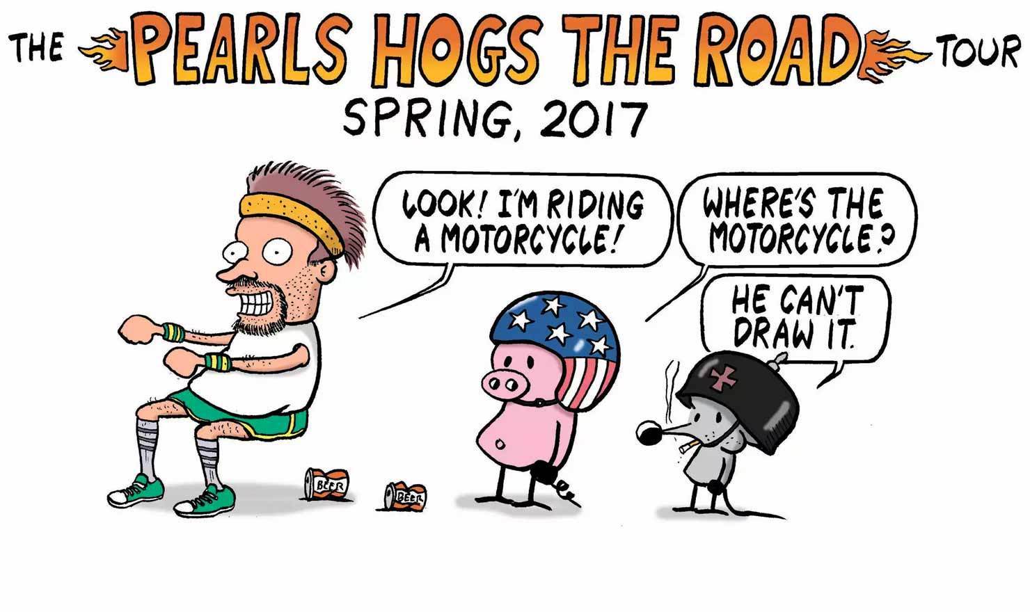 Stephan Pastis Prepares For 'Pearls Hogs The Road' Tour [Interview]