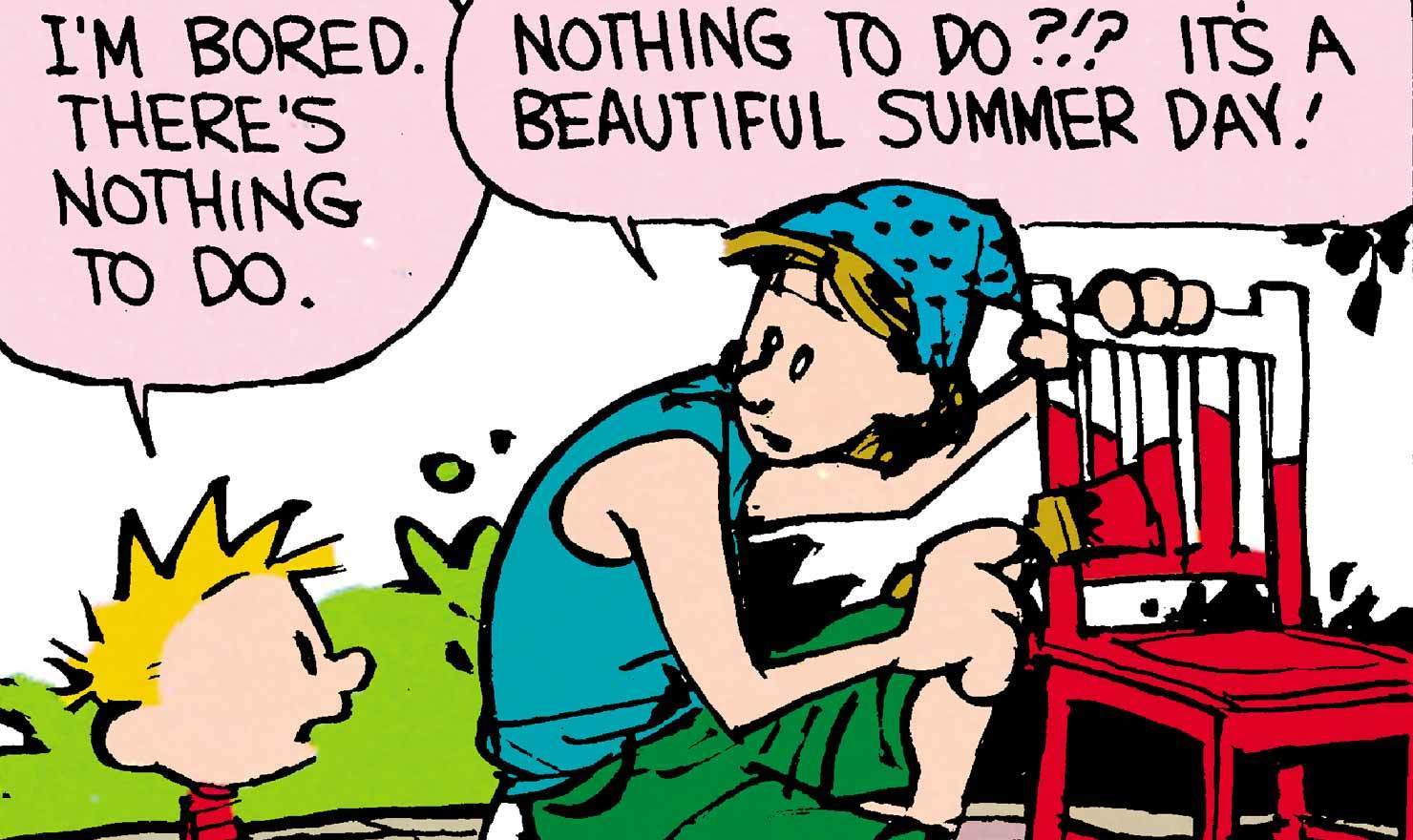 Youth Is Wasted On The Young: Summertime Boredom Comics