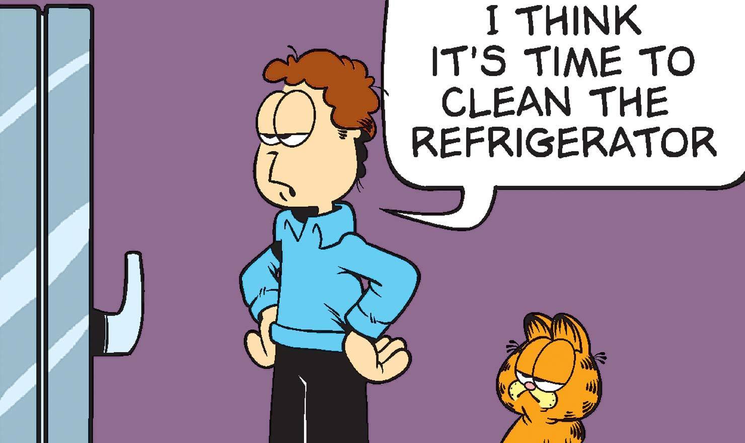 14 'Garfield' Comics Reminding You To Clean Out Your Refrigerator