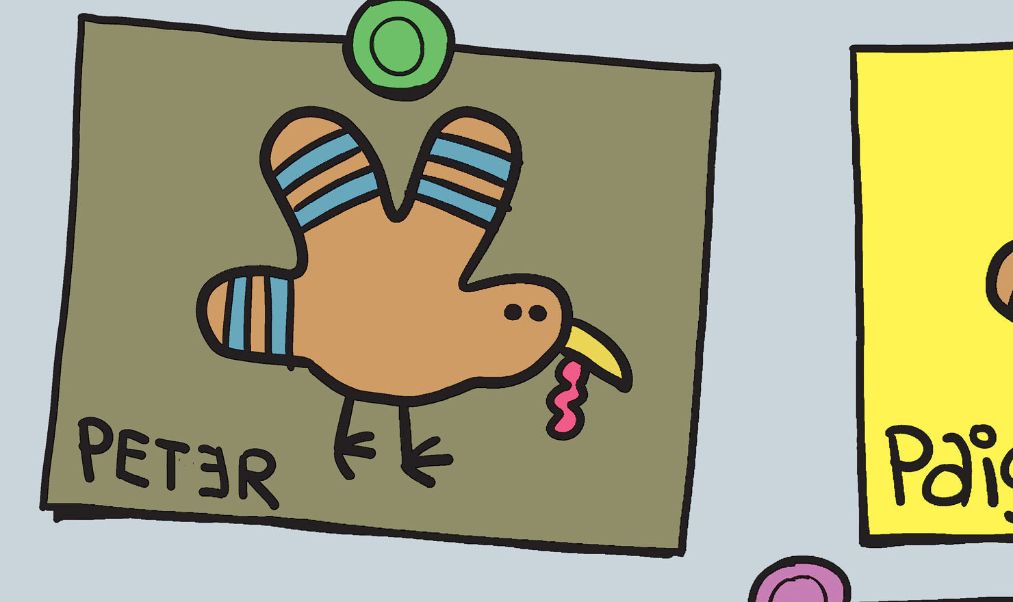 11 Hilarious Handprint Turkey Comics For Thanksgiving