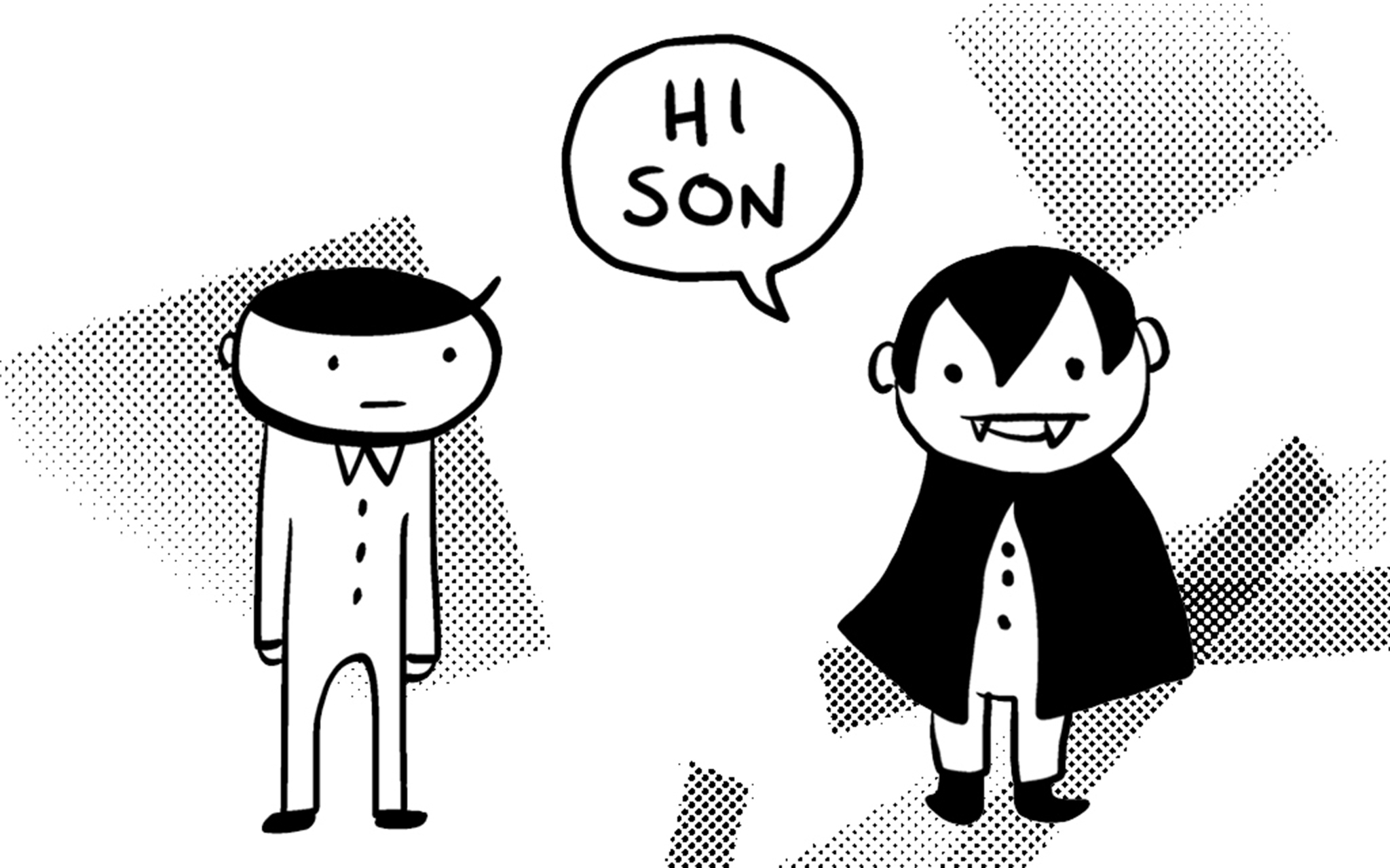 New Comic Alert: 'My Dad is Dracula' by Jason Poland