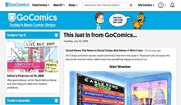Have You Checked Out the New GoComics Homepage? 