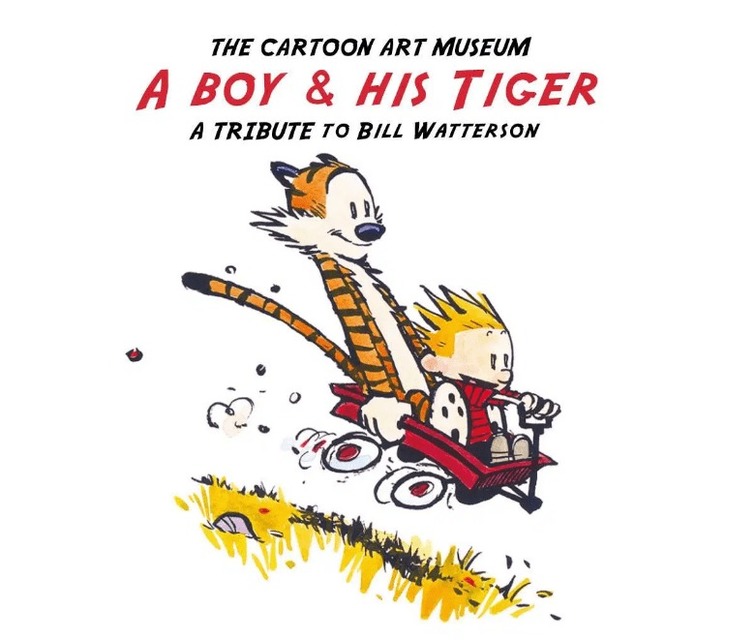 Cartoon Art Museum Holds Calvin & Hobbes-Inspired Art Auction
