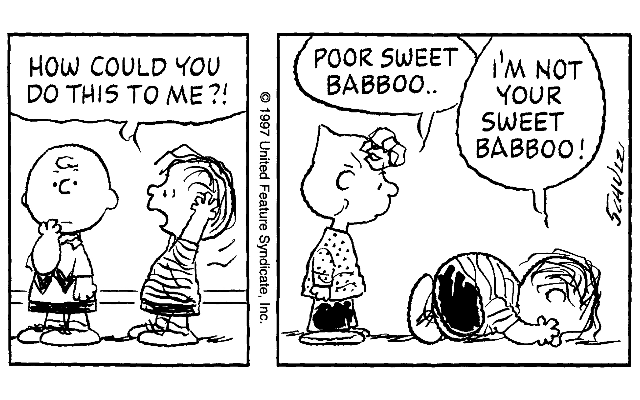 Peanuts Sally and Her Sweet Babboo Page 4 Read Comic Strips at