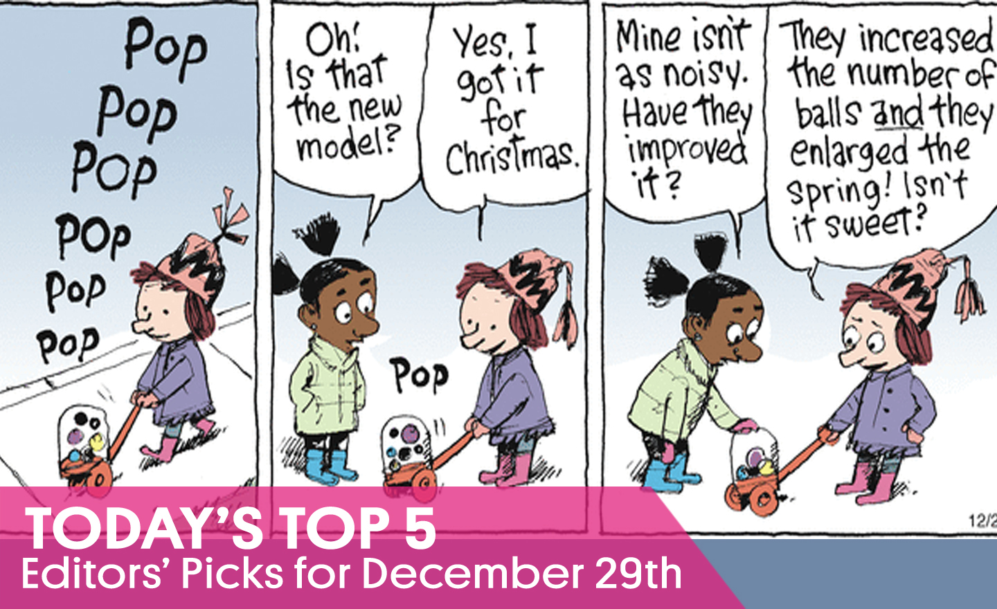 Editors Top Read Comic Strips At Gocomics