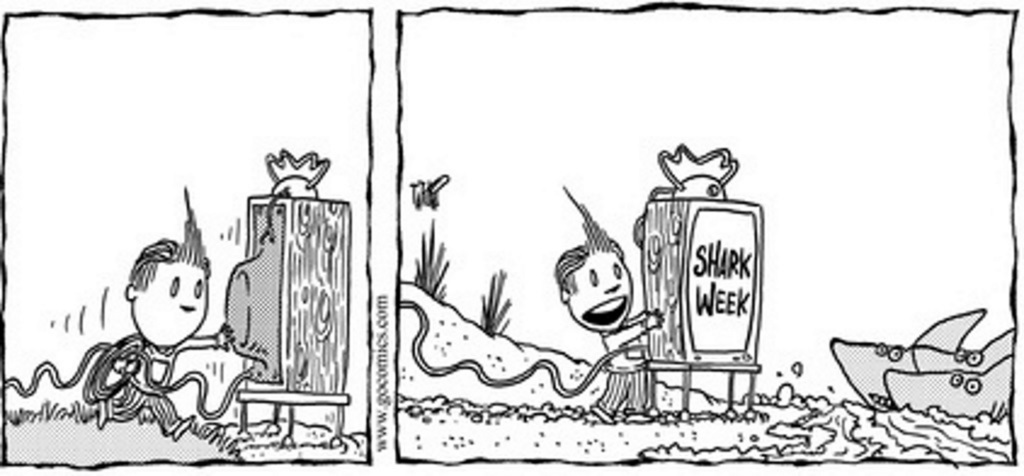 24 Comics Celebrating Shark Week