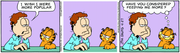 Magnet Aimant Frigo Ø38mm Garfield Chat Cat Comic Strip Jon Arbuckle 